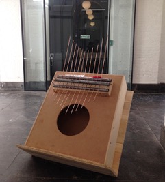 Large boxy instrument similar to kalimba